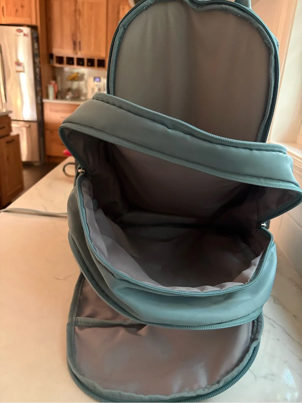 All in motion kids back to school blue backpack